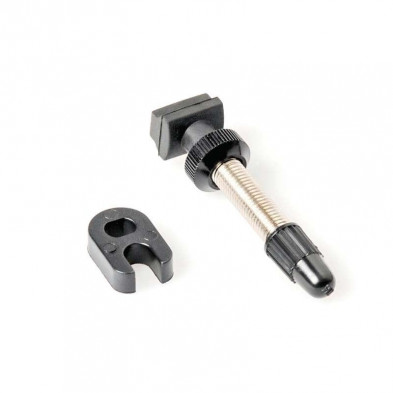 Válvula tubeless DT SWISS (1ud. x 73mm ) en Categoría Válvulas tubeless de Dromosport: Válvula tubeless Dt Swiss de 73 mm.