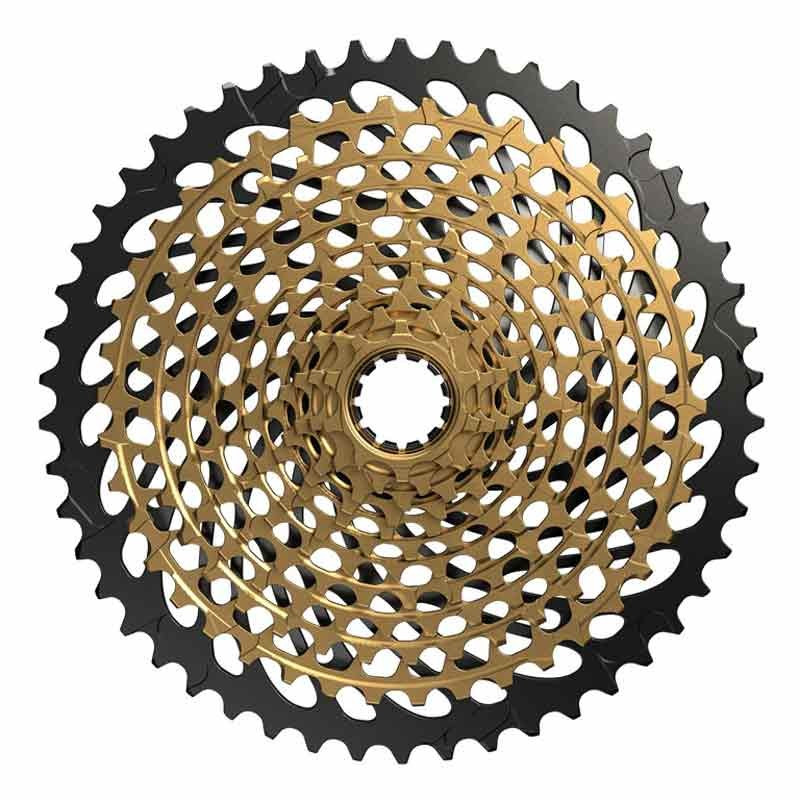 Cassette Sram Eagle XG-1299 12V Gold en Categoría Cassettes bicicleta de Dromosport: 