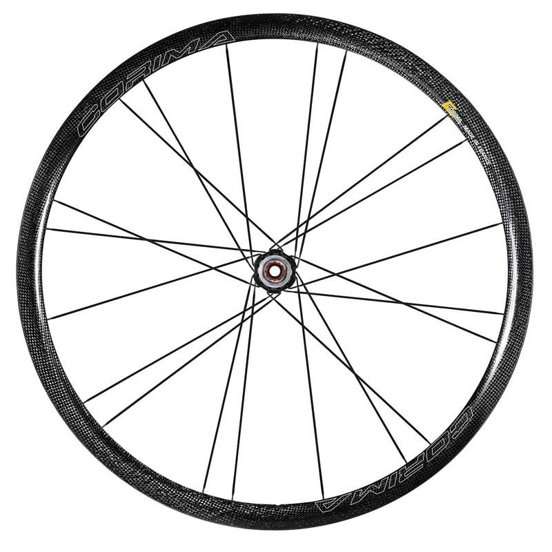 CORIMA WS BLACK DX 32 mm. Trasera (Cubierta) en Categoría Ruedas de bicicleta de Dromosport: Modelo 2023