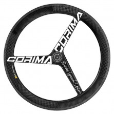 CORIMA 3 Spoke WS TT DX 58 mm. Delantera (Tubular) en Categoría Ruedas de bicicleta de Dromosport: Modelo 2023