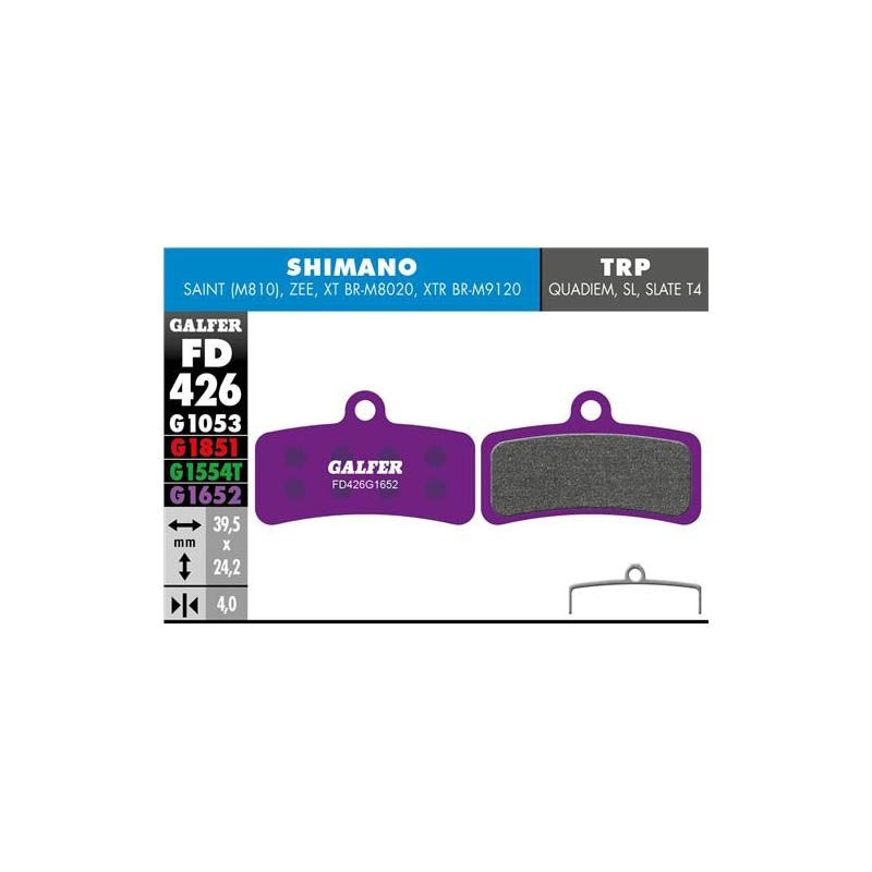 Pastillas GALFER E-BIKE en Categoría Pastillas de freno de Dromosport: 