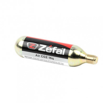 Cartucho CO2 ZEFAL 16g con rosca (1 ud) en Categoría Bombas de aire de mano de Dromosport: 