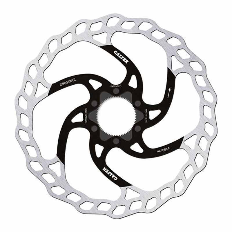 DISCO DE FRENO GALFER MTB DISC WAVE CENTER LOCK (180 mm) en Categoría Discos de freno de Dromosport: Comprar Disco de freno m