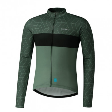 Maillot Shimano Vertex Printed Army Green en Categoría Maillot de Dromosport: 