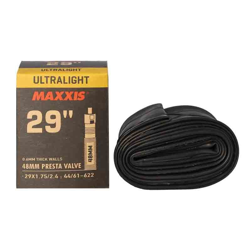 Maxxis Ultralight 29X1.75/2.4. Presta 48mm en Categoría Cámaras de aire de Dromosport: Comprar cámara de aire Maxxis 29\" lig