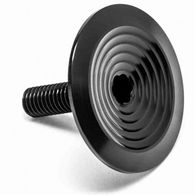 TAPA DIRECCIÓN ABSOLUTE BLACK en Categoría Direcciones bicicleta de Dromosport: Tapa de dirección ultraligera.