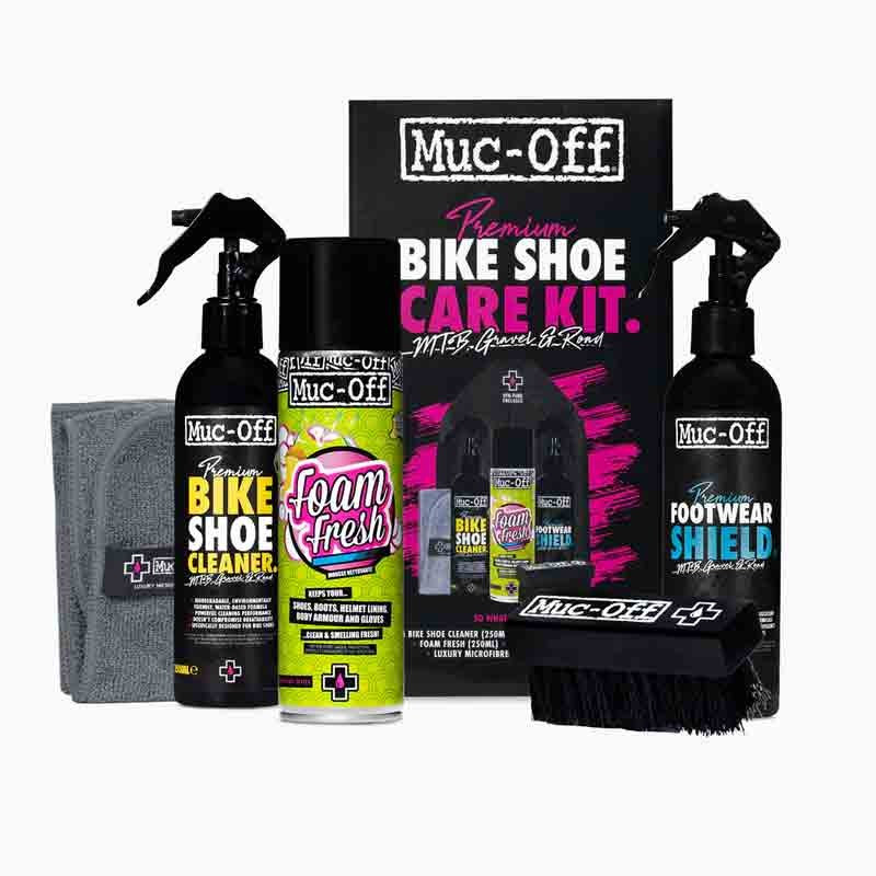 kit cuidado calzado MUC-OFF Premium en Categoría Limpieza y Lubricación de Dromosport: 