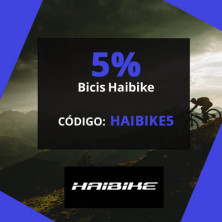 5% HAIBIKE. Código: HAIBIKE5
