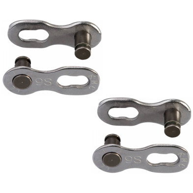 Eslabón cierre KMC 9V (2 ud.) en Categoría Cadenas de Dromosport: Incluye DOS cierres rápidos