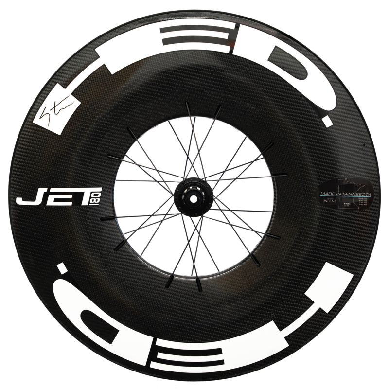 HED JET 180 BLACK. Trasera (Cubierta / Tubeless Ready) en Categoría Ruedas de bicicleta de Dromosport: Modelo 2023