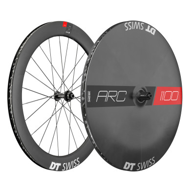 DT SWISS ARC 1100 DICUT DB 62 + 1100 DICUT DB LENTICULAR. (CUBIERTA/TUBELESS) en Categoría Ruedas de bicicleta de Dromosport: