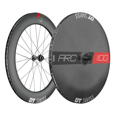 DT SWISS ARC 1100 DICUT DB 80 + 1100 DICUT DB LENTICULAR. (CUBIERTA/TUBELESS) en Categoría Ruedas de bicicleta de Dromosport: