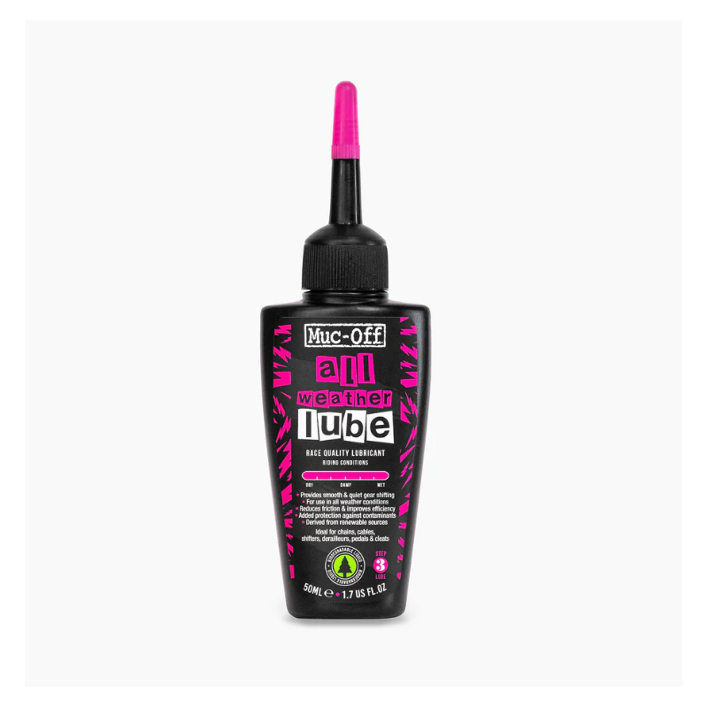 Lubricante MUC-OFF CLIMA SECO/HUMEDO ALL WEATHER en Categoría Limpieza y Lubricación de Dromosport: 