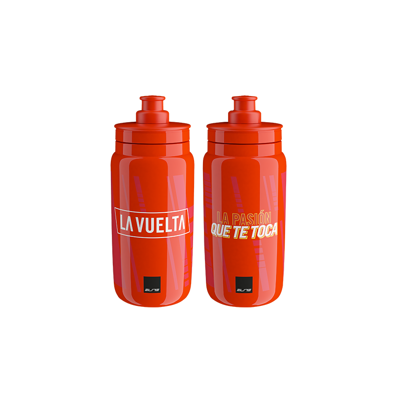 Bidón Vuelta España 2023 Elite Fly - rojo (550 ml) en Categoría Bidones y portabidones de Dromosport: 