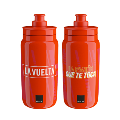 Bidón Vuelta España 2023 Elite Fly - rojo (550 ml) en Categoría Bidones y portabidones de Dromosport: 