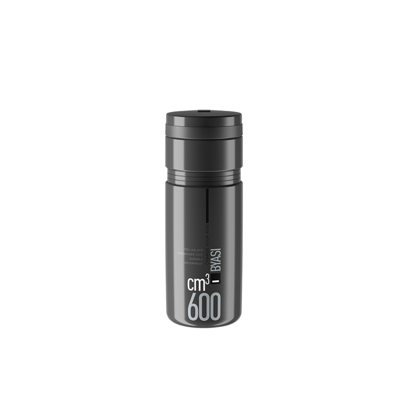 Bidón portaherramientas ELITE BYASI GRIS (600 cm3) en Categoría Bidones y portabidones de Dromosport: 
