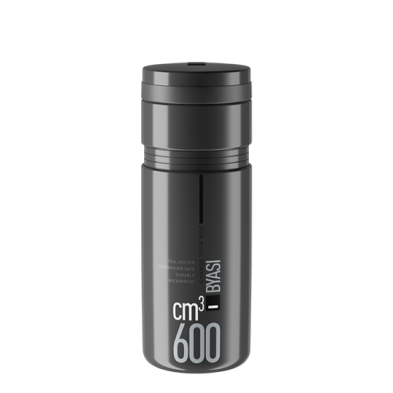 Bidón portaherramientas ELITE BYASI GRIS (600 cm3) en Categoría Bidones y portabidones de Dromosport: 