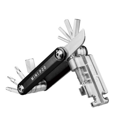 Multiherramienta TOPEAK MINI P20 (20 Funciones) en Categoría Herramientas de Dromosport: 