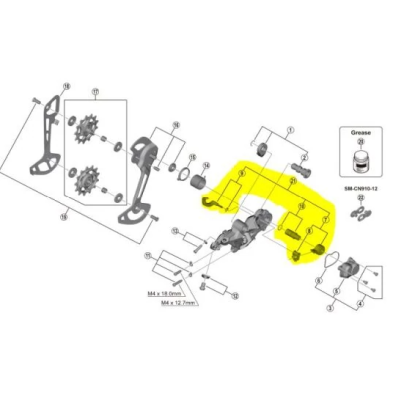 Kit estabilizador Shadow Plus M8120 en Categor铆a Cambios bicicleta de Dromosport: Kit estabilizador Shadow Plus M8120 en Categor铆a Cambios bicicleta de Dromosport: