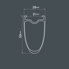 SHIMANO DURA-ACE R9270 C50 DISC. Juego (Cubierta / Tubeless) en Categoría Ruedas de bicicleta de Dromosport: Eleva tu rendimi
