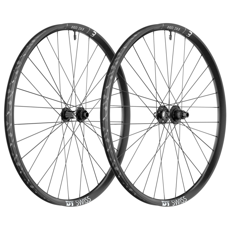 DT SWISS EXC 1200 CLASSIC 30 CL - 27.5'. 15x110 / 12X148. JUEGO (CUBIERTA / TUBELESS READY)