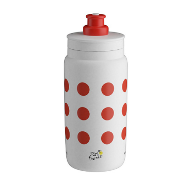 Bidón Tour de Francia 2024 Elite Fly - Maillot Montaña (550 ml)