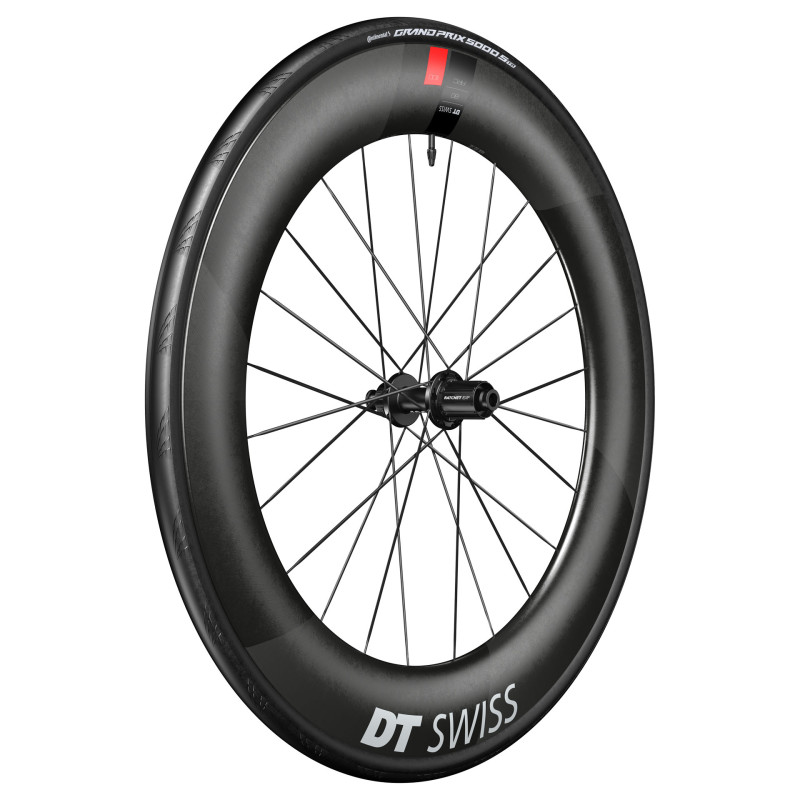 DT SWISS ARC 1100 DICUT DB 80 WTS CONTINENTAL. Trasera (Cubierta / Tubeless Ready)