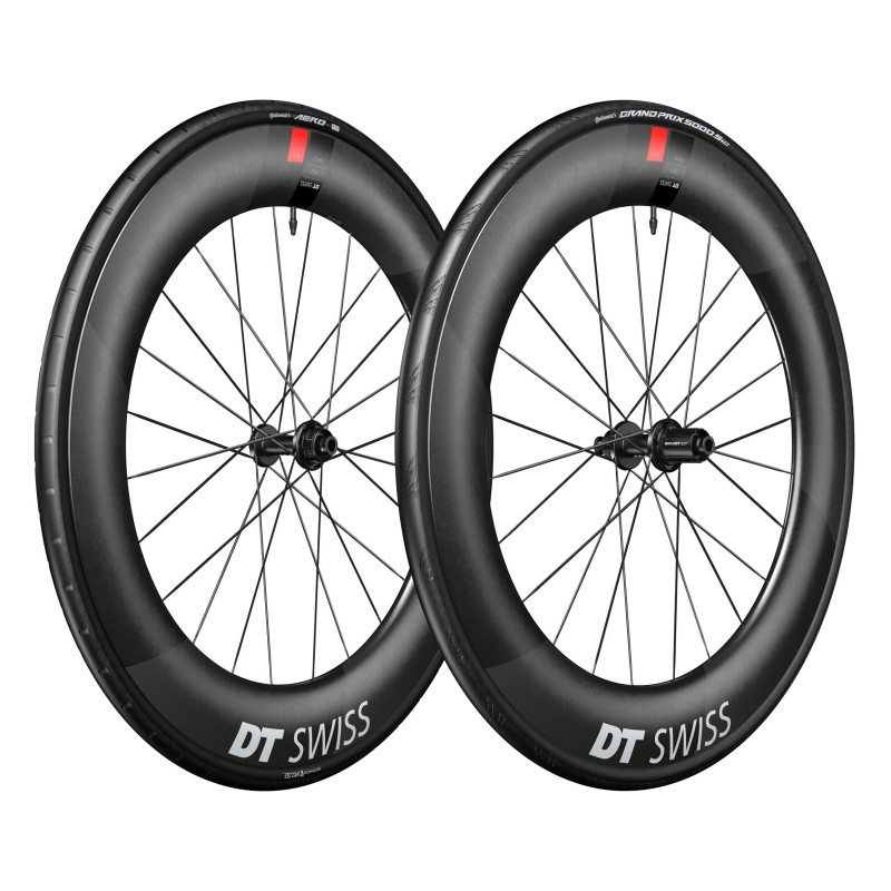 DT SWISS ARC 1100 DICUT DB 80 WTS CONTINENTAL. Juego (Cubierta / Tubeless Ready)