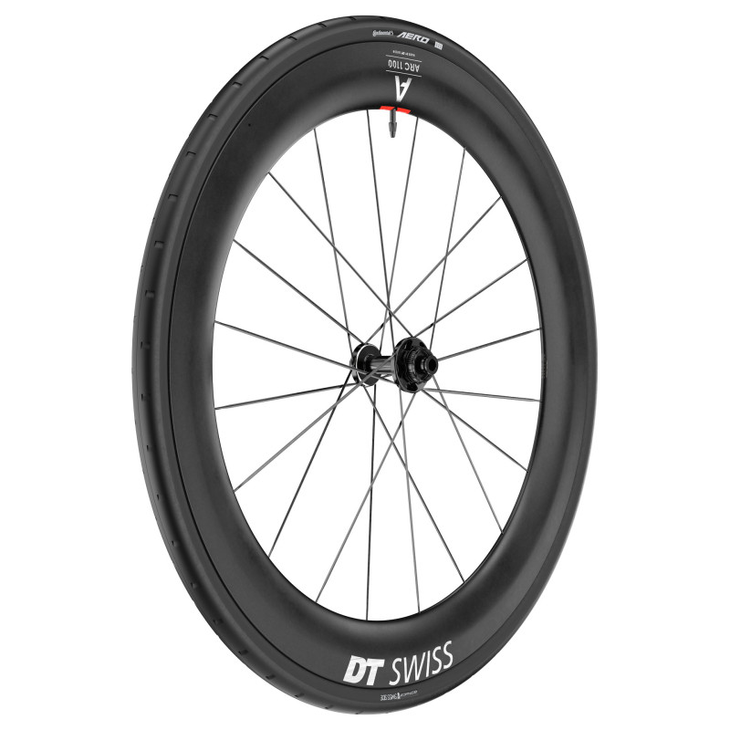 DT SWISS ARC 1100 DICUT DB 65 WTS CONTINENTAL. Delantera (Cubierta / Tubeless Ready)