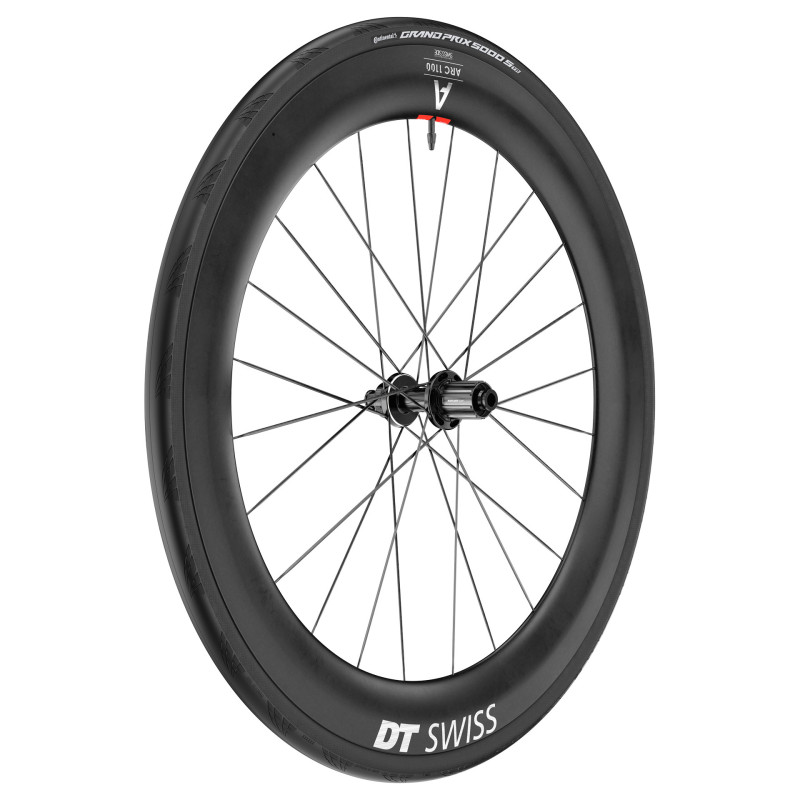 DT SWISS ARC 1100 DICUT DB 65 WTS CONTINENTAL. Trasera (Cubierta / Tubeless Ready)