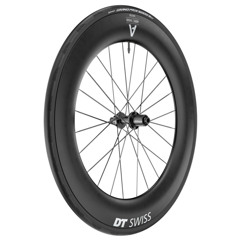 DT SWISS ARC 1400 DICUT DB 85 WTS CONTINENTAL. Trasera (Cubierta / Tubeless Ready)