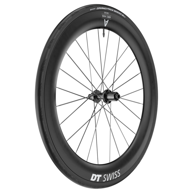 DT SWISS ARC 1400 DICUT DB 65 WTS CONTINENTAL. Trasera (Cubierta / Tubeless Ready)