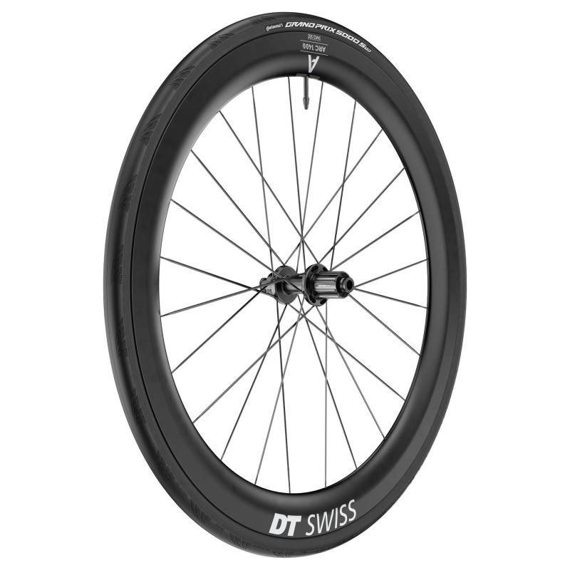 DT SWISS ARC 1400 DICUT DB 55 WTS CONTINENTAL. Trasera (Cubierta / Tubeless Ready)