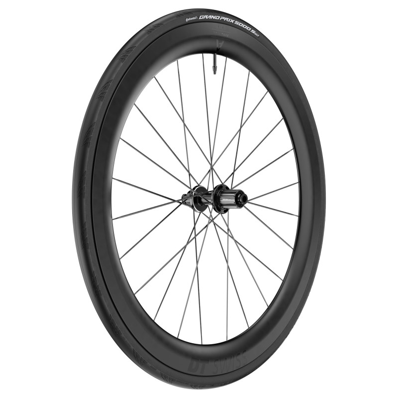 DT SWISS ARC 1100 DICUT DB 55 WTS CONTINENTAL BLACK ED. Trasera (Cubierta / Tubeless Ready)