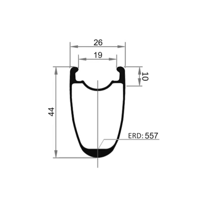 PROGRESS AIRSPEED A44. Delantera (Cubierta / Tubeless Ready)