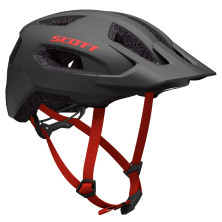 Casco Scott Supra Dark Grey/Red