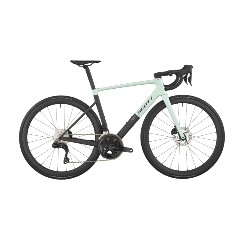 Bicicleta carretera SCOTT Addict RC 30 Black/Green 2026