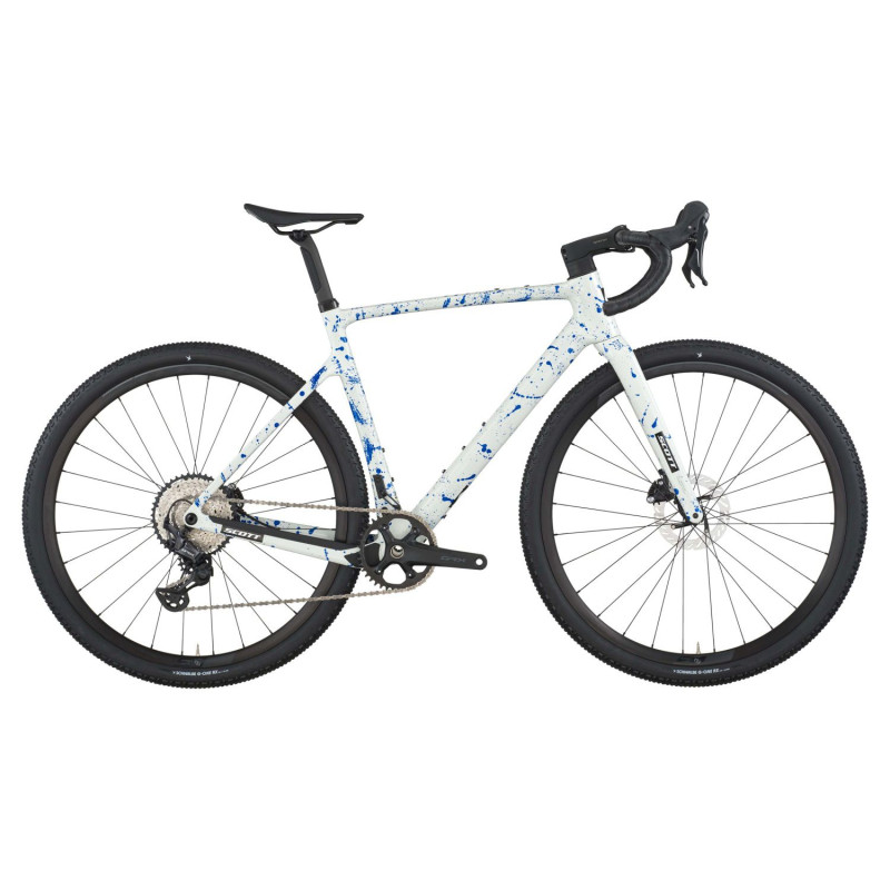 Bicicleta SCOTT Addict Gravel 30 Blanco/Azul 2026