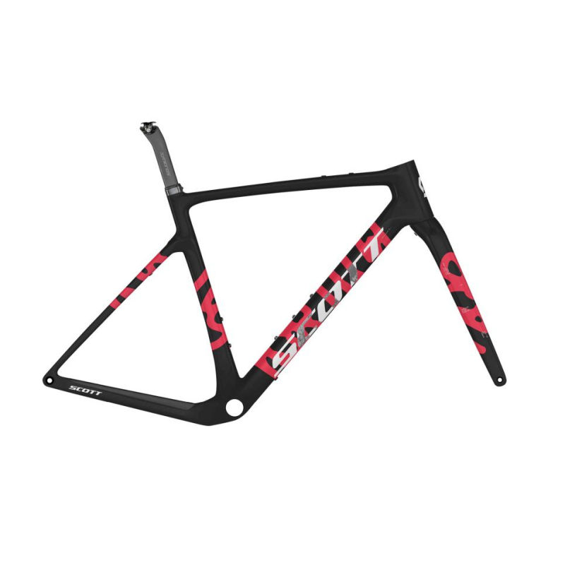 Cuadro Bicicleta SCOTT Addict Gravel RC Negro/Rosa 2026