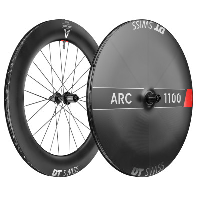 DT SWISS ARC 1100 DICUT DB 85 + 1100 DICUT DB LENTICULAR. Combinacion (CUBIERTA/TUBELESS)