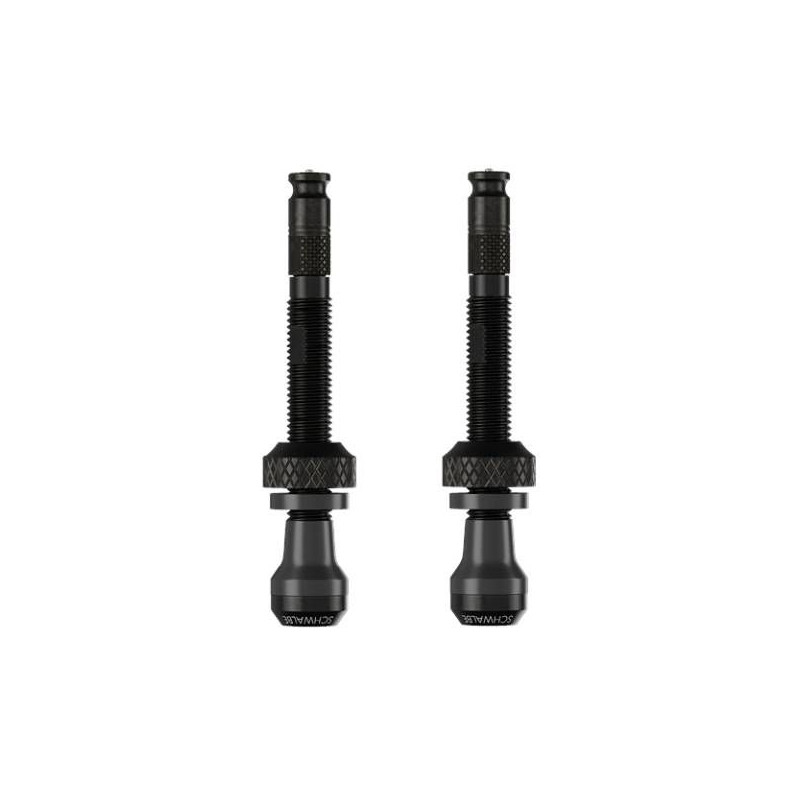 Juego de VALVULAS PRESTA SCHWALBE CLIK VALVE TUBELESS 100 mm (2ud.)