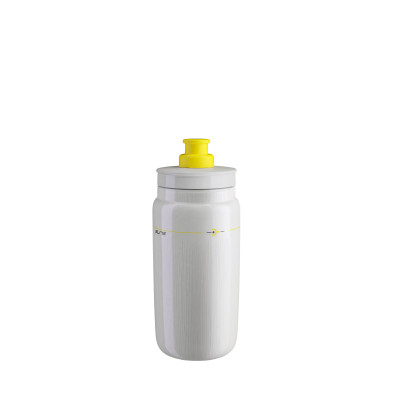 Bidón ELITE TEX FLY MAILLOT JAUNE LTD 2026 (550 ml) BLANCO