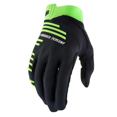 Guantes 100% R-CORE Black/Lime