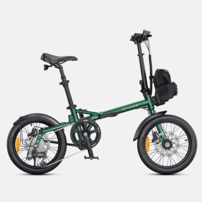 Engwe ZIP. Bicicleta eléctrica urbana verde