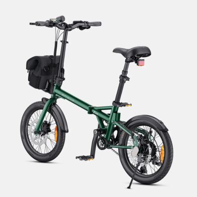 Engwe ZIP. Bicicleta eléctrica urbana verde