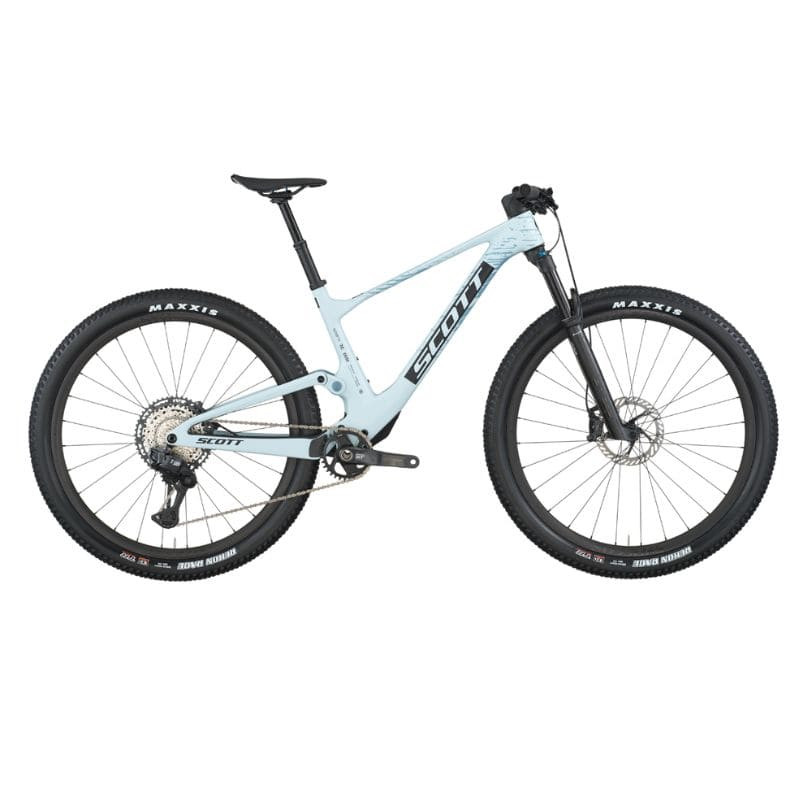 Scott Spark RC Pro 2027. Bicicleta MTB XC. Azure White