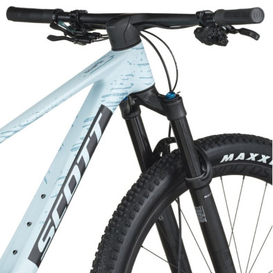 Scott Spark RC Pro 2027. Bicicleta MTB XC. Azure White