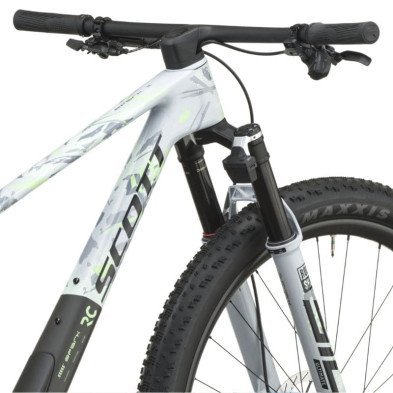 Scott Spark RC Team Issue 2027. Bicicleta MTB XC. Dorado Grey / Carbon Black