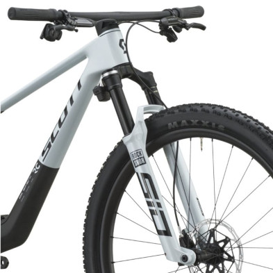 Scott Spark RC World Cup 2027. Bicicleta MTB XC. Cumulus White / Carbon Black