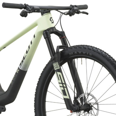 Scott Spark RC Team 2027. Bicicleta MTB XC. Cream Green / Carbon Black